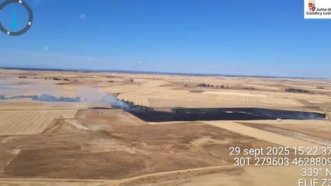 incendio Villarrín de Campos