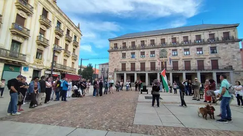 Protesta pro palestina Zamora