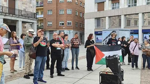 Protesta pro palestina Zamora _3