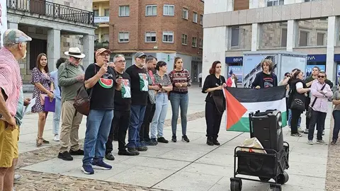 Protesta pro palestina Zamora _4