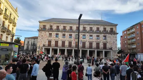 Protesta pro palestina Zamora _5