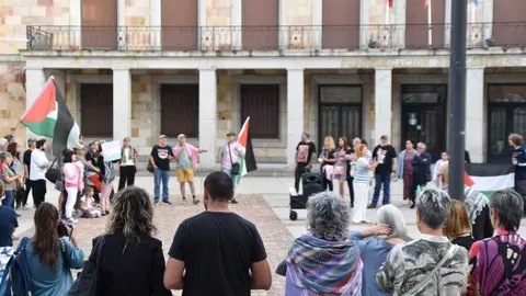 Protesta pro palestina Zamora _7