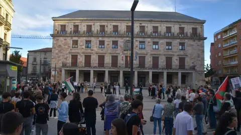 Protesta pro palestina Zamora _10