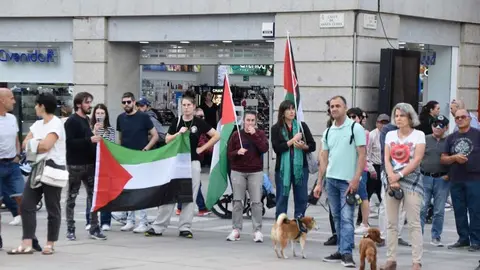 Protesta pro palestina Zamora _17