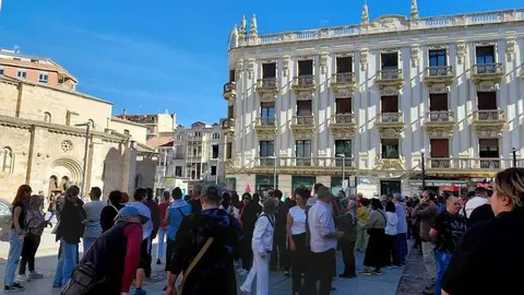 concentración por Palestina en Zamora _2