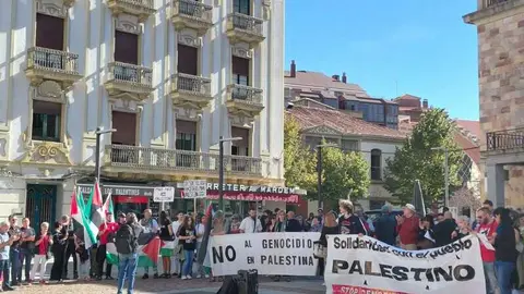 concentración por Palestina en Zamora _5