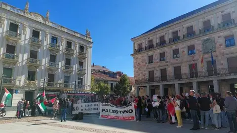 concentración por Palestina en Zamora _7
