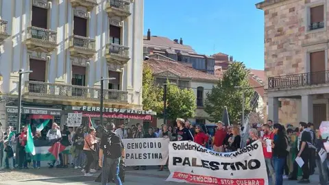 concentración por Palestina en Zamora _9