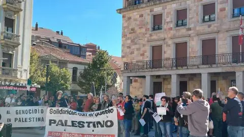 concentración por Palestina en Zamora _10
