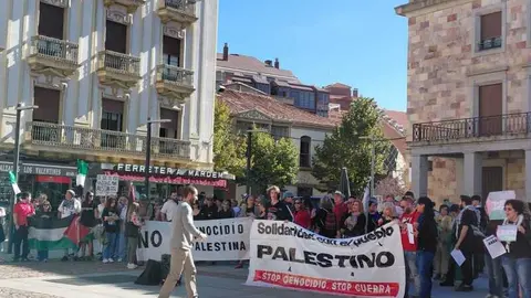 concentración por Palestina en Zamora _11