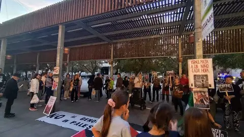 Cacerolada pro Palestina en Zamora _3