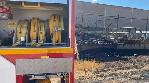 incendio próximo Pirotecnia Benavente