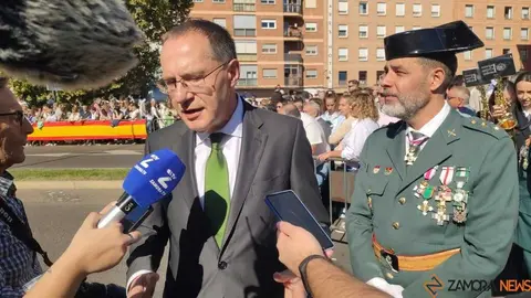 Ángel Balnco en el Día de la Guardia Civil en Zamora _3