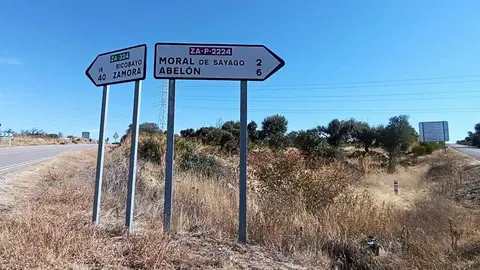 Señalización de Moral de Sayago