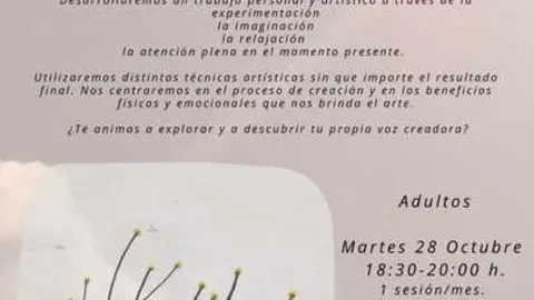 Taller de expresión artistica y conciencia creativa