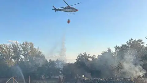 Helicóptero en Pobladura