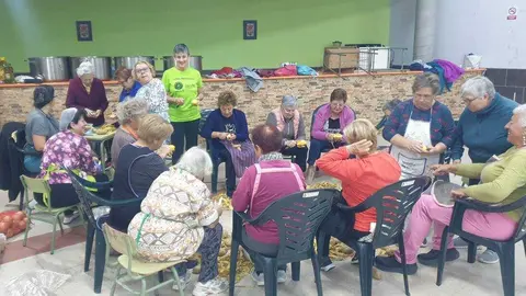 Comida popular fiesta de la vendimia en Venialbo- imagen redes