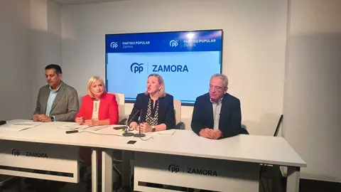 Rueda de prensa del PP en Zamora