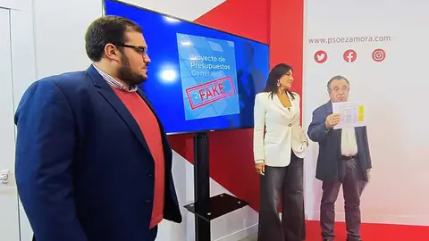 Rueda de prensa del PSOE sobre Presupuestos