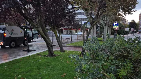 servicios de limpieza del Ayuntamiento de Zamora