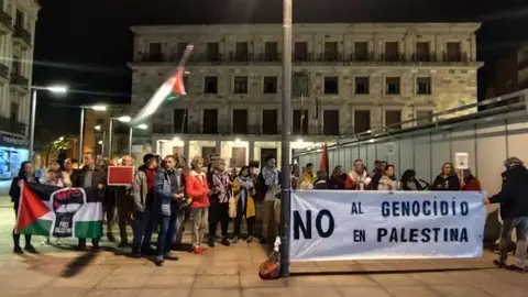 Manifestación apoyo a Palestina