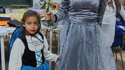 Disfradas en Halloween