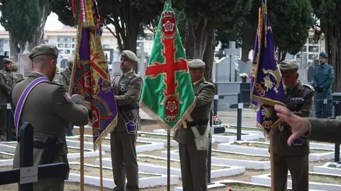 Homenaje a los militares fallecidos 