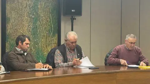 Asaja, Antonio Medina, UPA, Aurelio González y COAG en Zamora Lorenzo Rivera