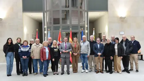 Recepción de los integrantes del Programa Añoranza