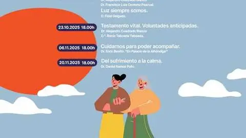 cartel talleres conversaciones al final de la vida