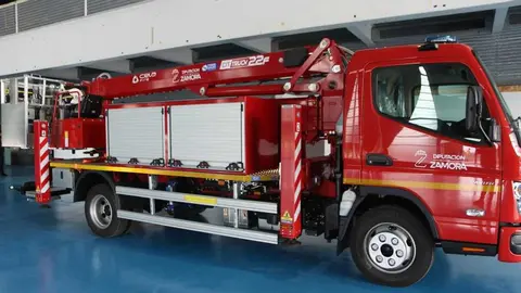 Nuevos vehículos servicio provincial de bomberos de Zamora 