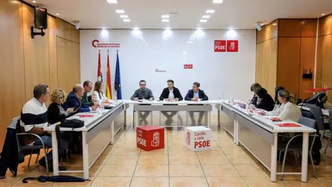 Reunión PSOE con sindicatos