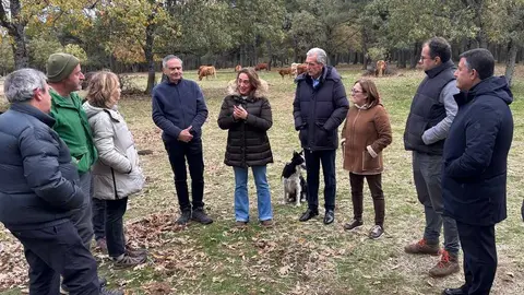 Visita explotación ganado extensivo