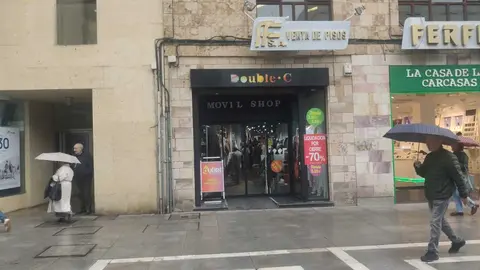 Tienda que anuncia cierre