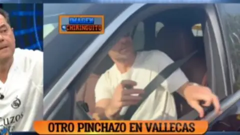 Tomás Roncero con la camiseta de Los Cuzos. Foto Instagram