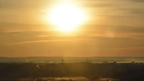 Canícula por partículas de polvo