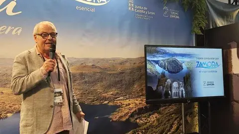 Christoph Strieder en la feria INTUR 