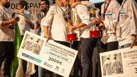 Asociación de Cocineros de Paradores Primer Premio en el Certamen Nacional de Gastronomía