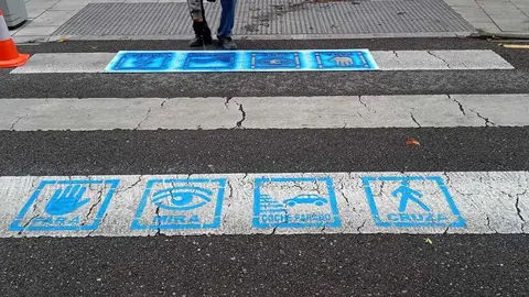 pictogramas pasos de peatones