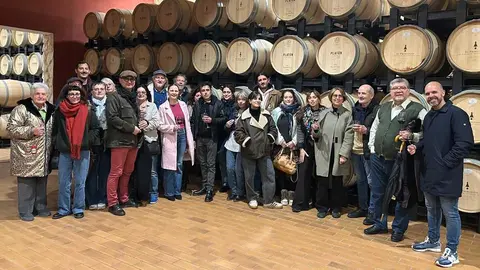 Compañía francesa visita la bodega Divina Proporción