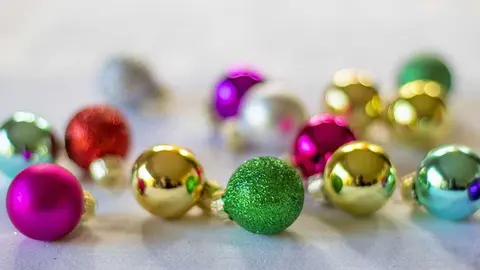 Adornos navideños archivo