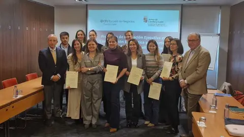 Clausura curso de formación en marketing y comunicación