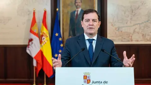 Declaración institucional  de Mañueco