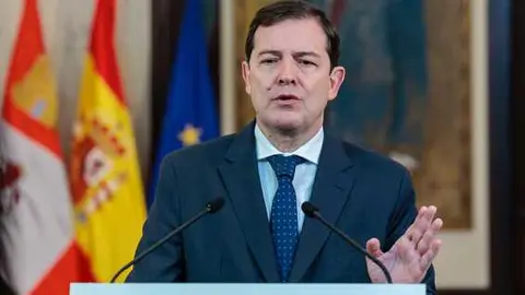 Mañueco en su declaración institucional