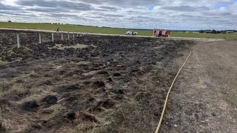 incendio en Almeida de Sayago