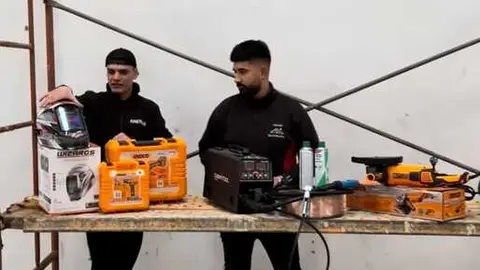 Dos zamoranos revolucionan Instagram con un sorteo de herramienta industrial valorado en 1.700 euros