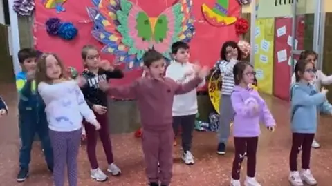 Captura del vídeo elaborado por el colegio Alejandro Casona