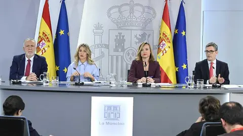 Rueda de prensa tras el Consejo de Ministros