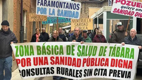 Concentración por la Sanidad Pública en Tábara