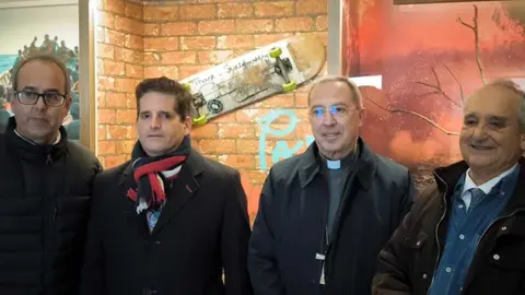 La familia de Ignacio Echeverría visita Zamora